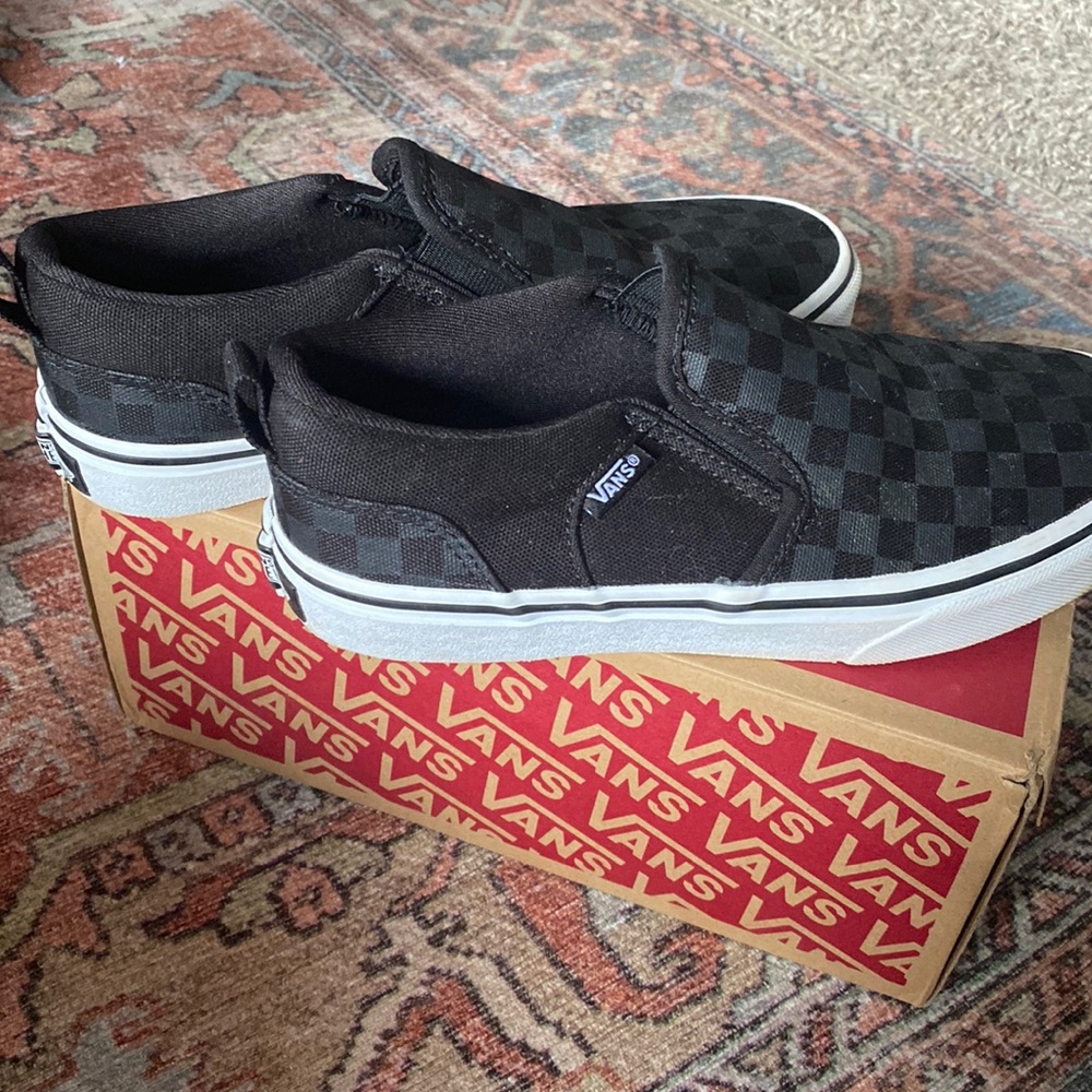 Brand new vans slip ons